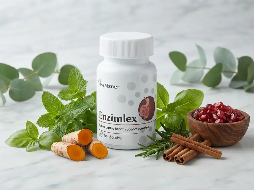 Ingredientes de Enzimlex: canela, granada, cúrcuma y jengibre