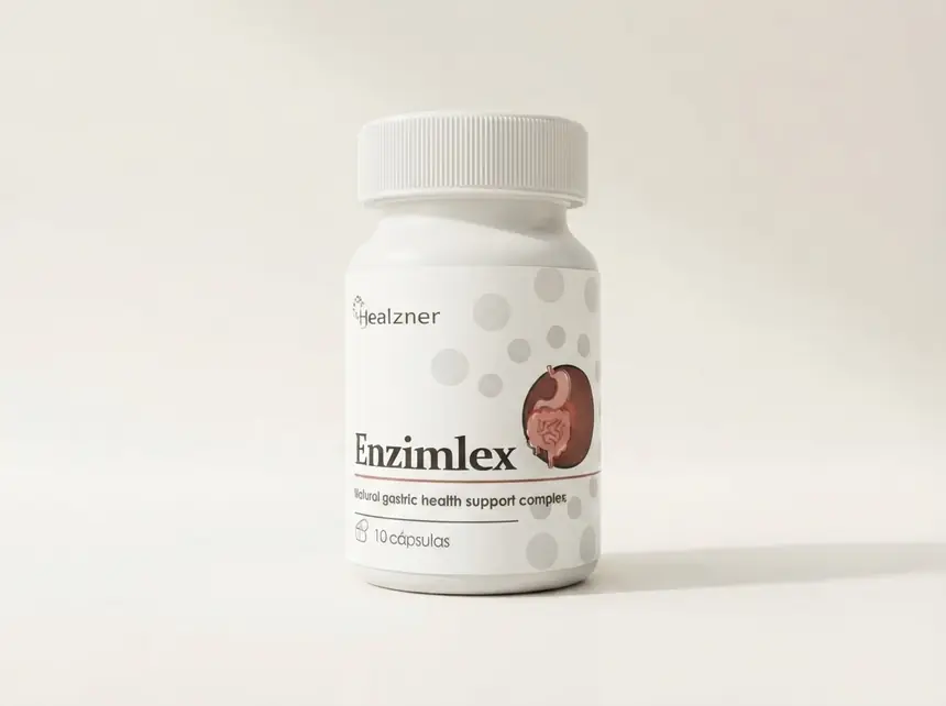 Enzimlex — presentación del producto sobre fondo neutro